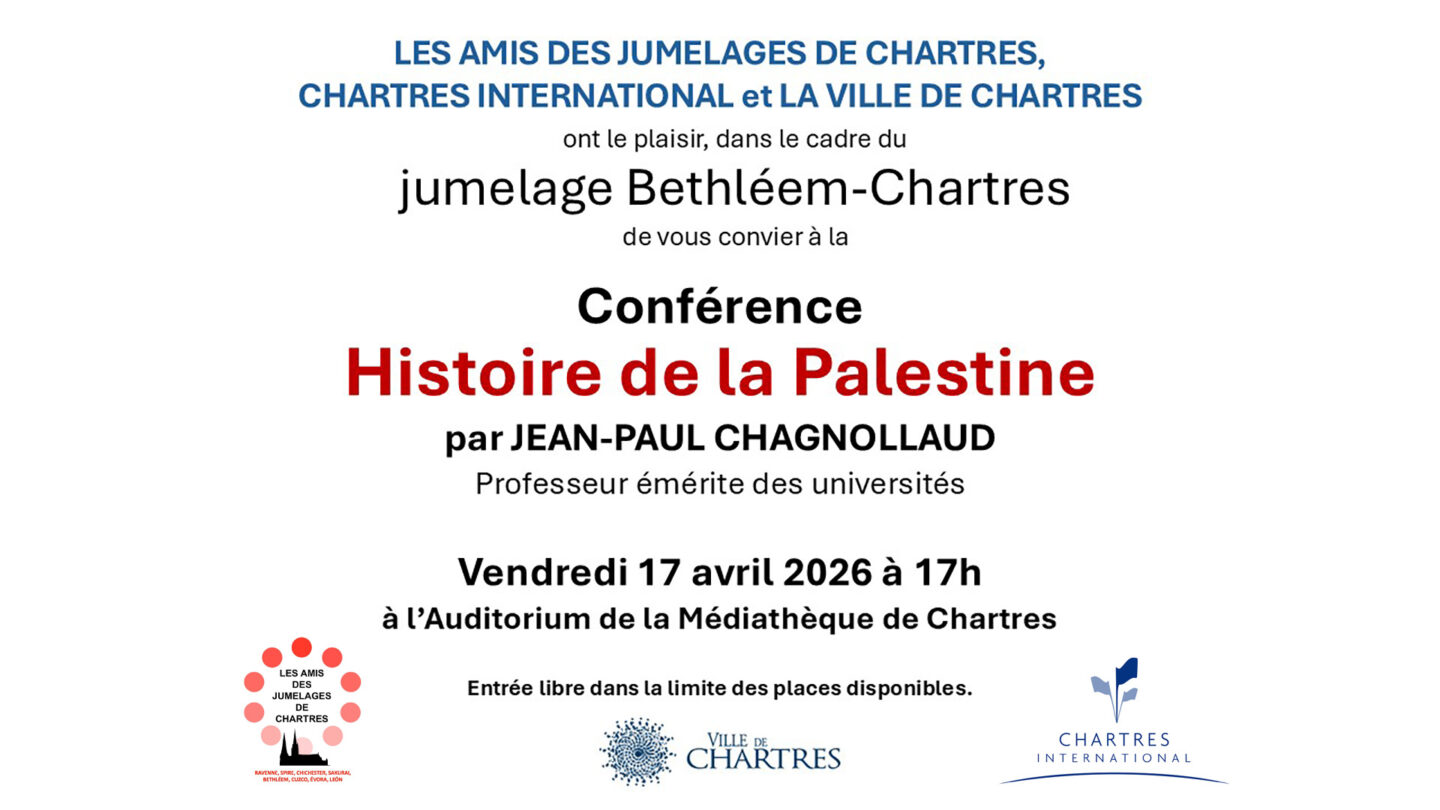 Conférence Histoire de la Palestine  Chartres