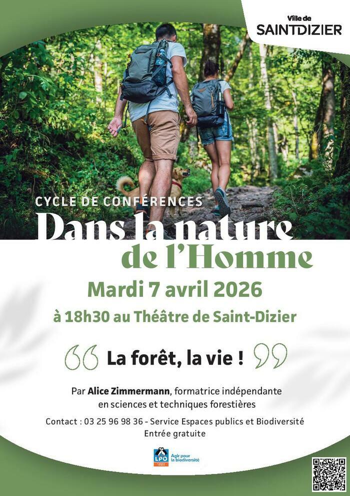 Conférence : « La forêt, la vie! », Théâtre de Saint-Dizier, Saint-Dizier