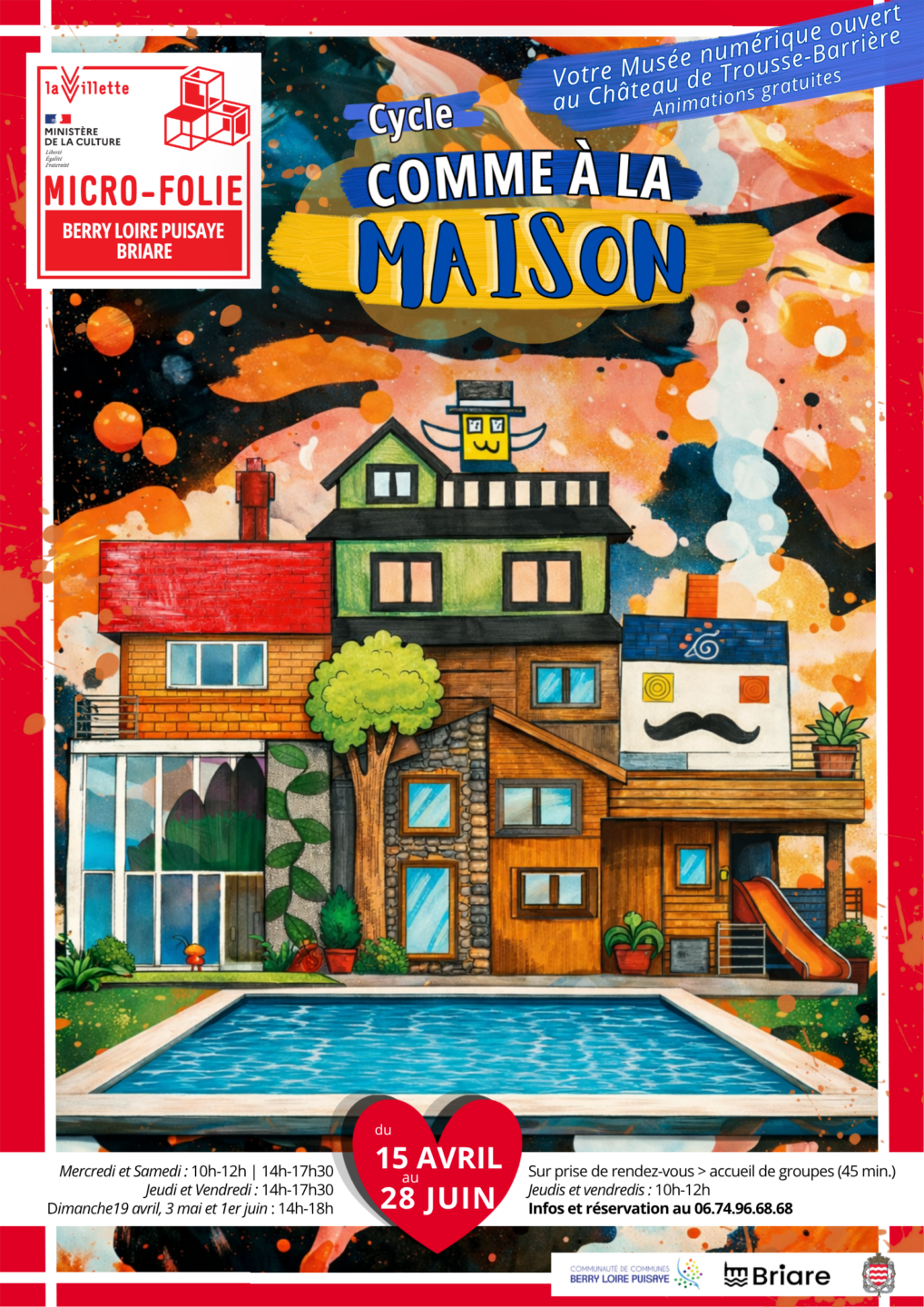 Conférence Micro-folie de Briare L'Histoire de l'habitat 2 Avenue Yver Bapterosses Briare 2026-04-19
