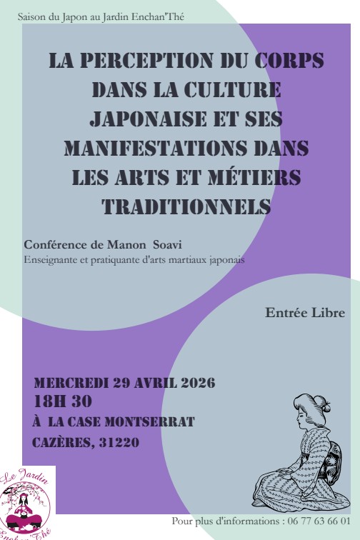 CONFÉRENCE SUR LES ARTS MARTIAUX JAPONAIS 13 Rue de la Case Cazères 2026-04-29