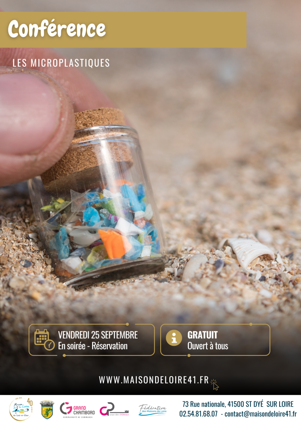 Conférence sur les microplastiques avec la Maison de la Loire  Saint-Dyé-sur-Loire 2026-09-25