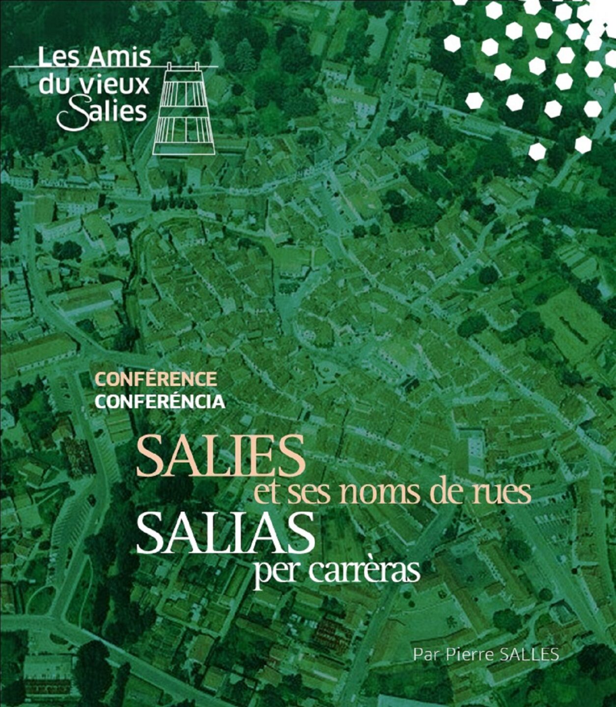 Conférence sur les noms des rues de Salies Place du Bayaà Salies-de-Béarn