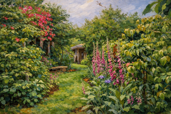 Côté cour, côté jardin – Les secrets d’Une Figue dans le Poirier, Jardin d&rsquo;Une Figue dans le Poirier, Girmont-Val-d&rsquo;Ajol