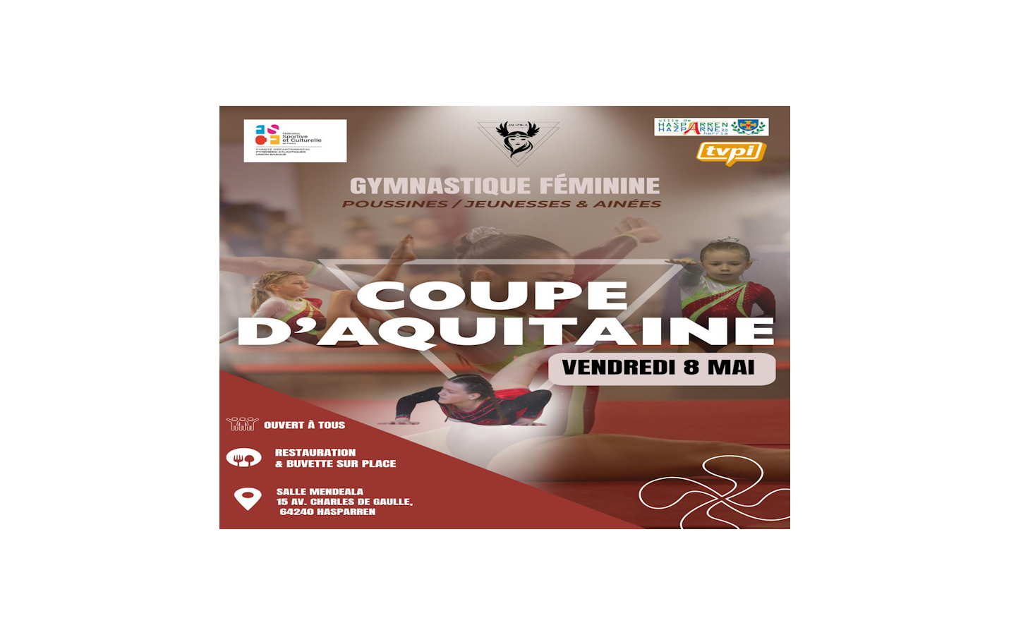 Coupe d&rsquo;aquitaine de gymnastique féminine  Hasparren