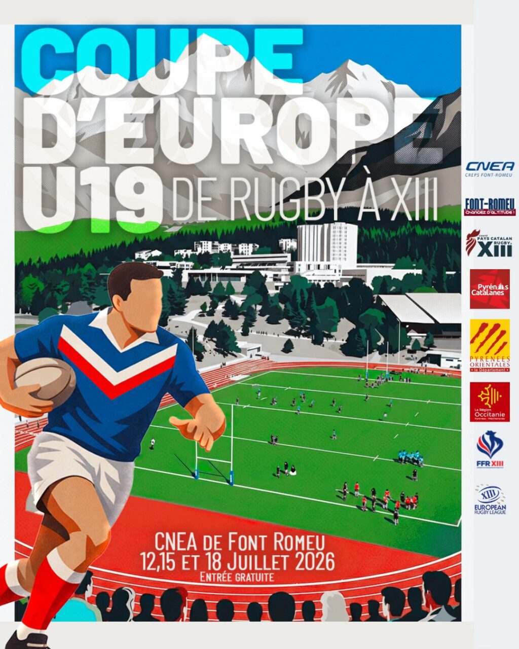 COUPE D&rsquo;EUROPE U19 DE RUGBY  Font-Romeu-Odeillo-Via
