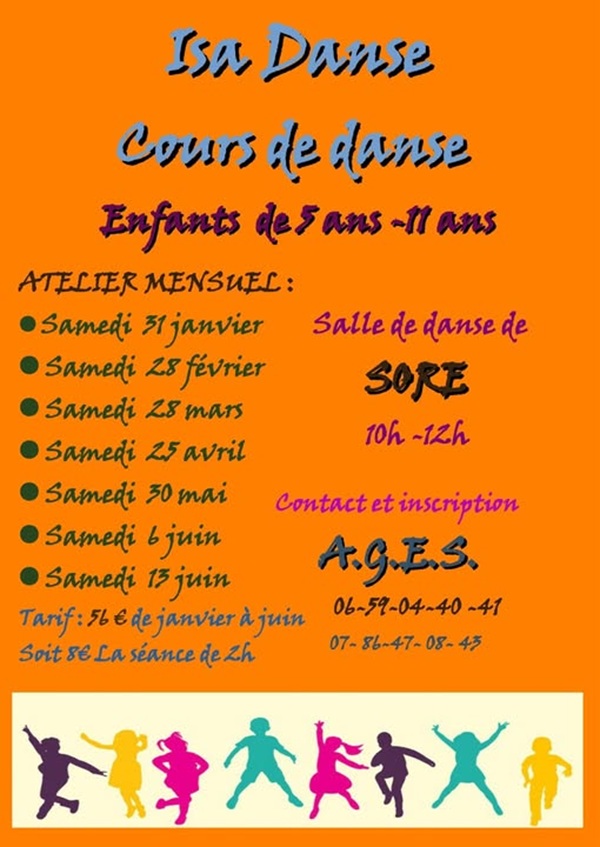 Cours de danse  Sore