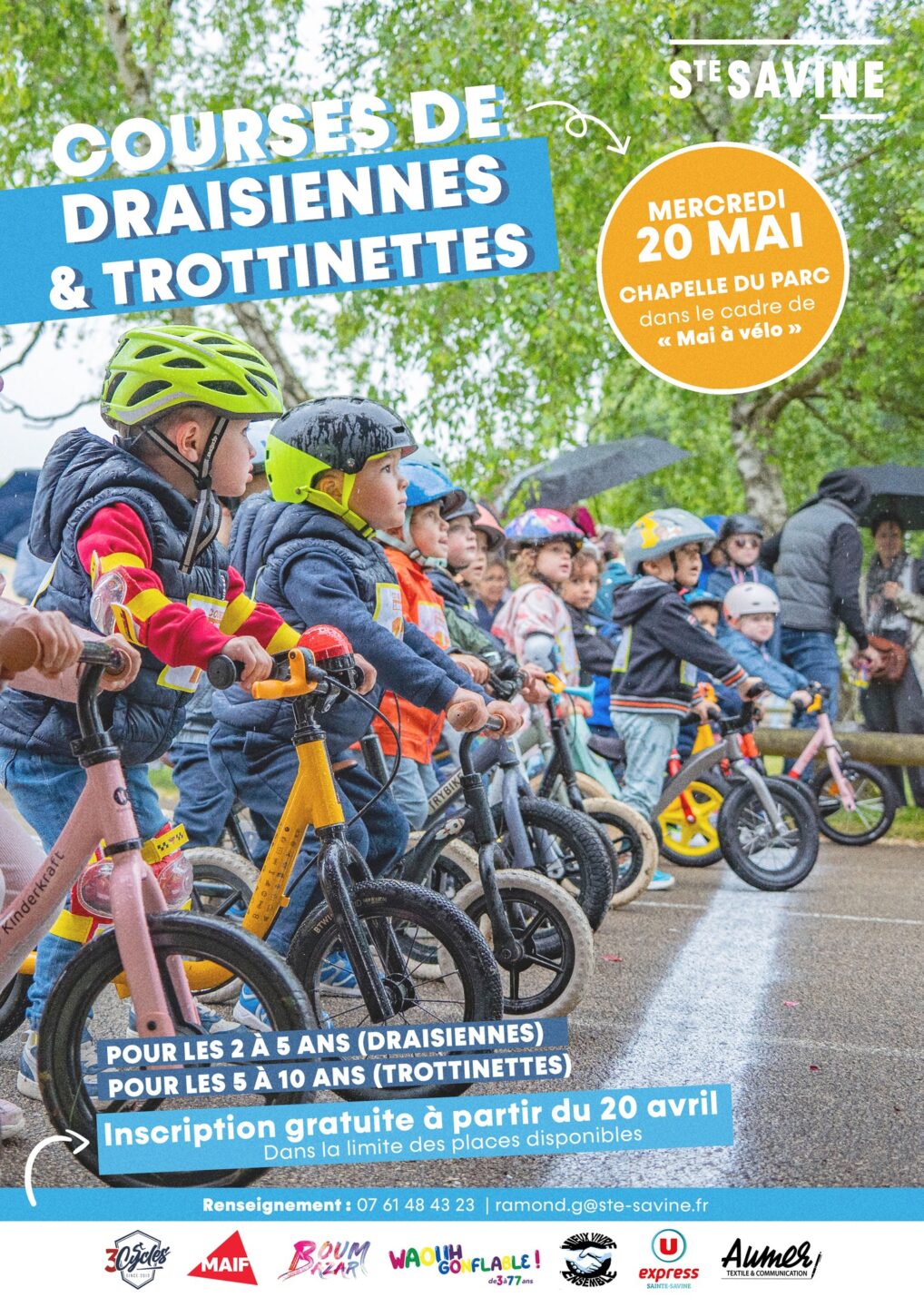 Courses de draisiennes & trottinettes  Sainte-Savine