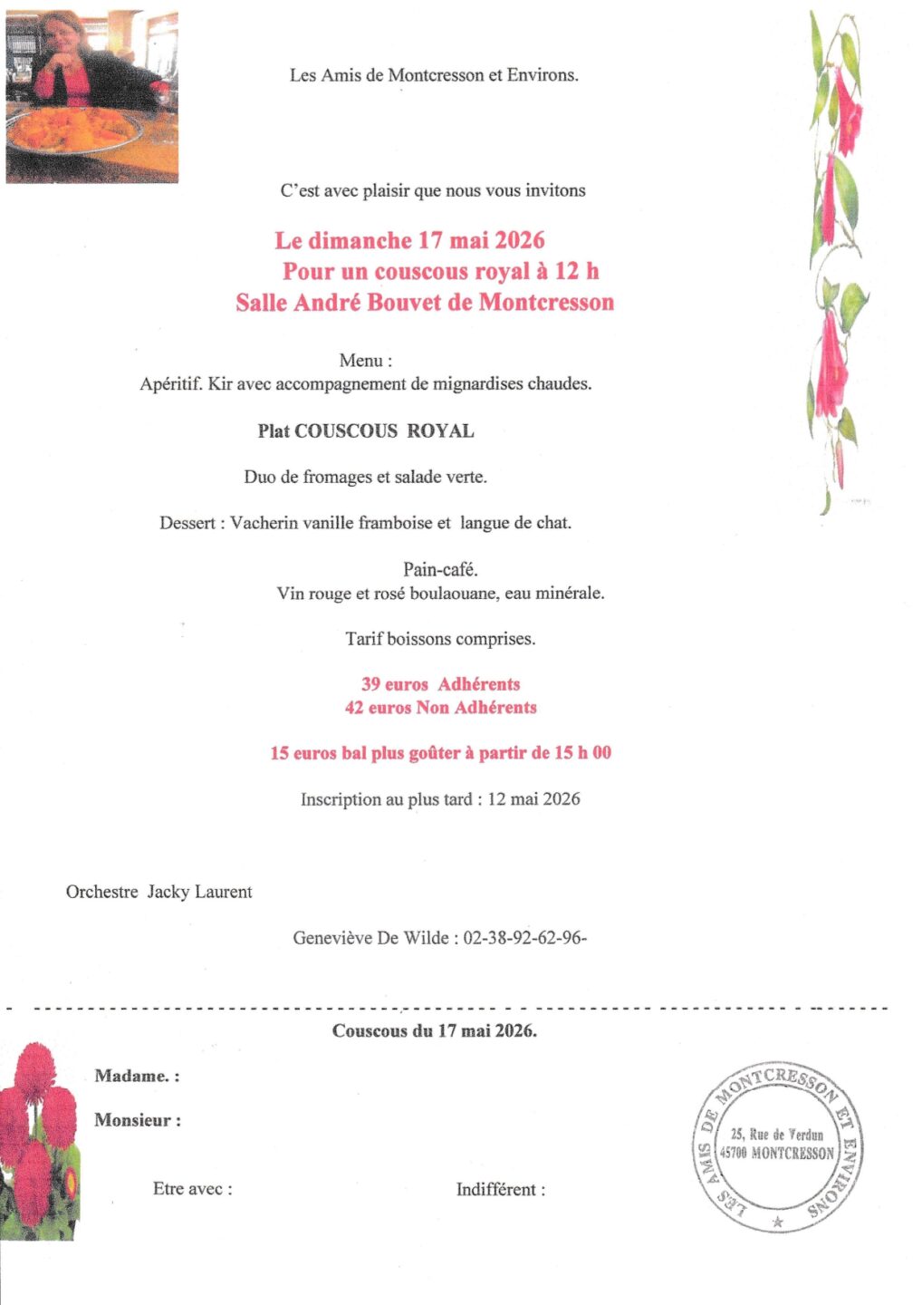 Couscous royal  Montcresson