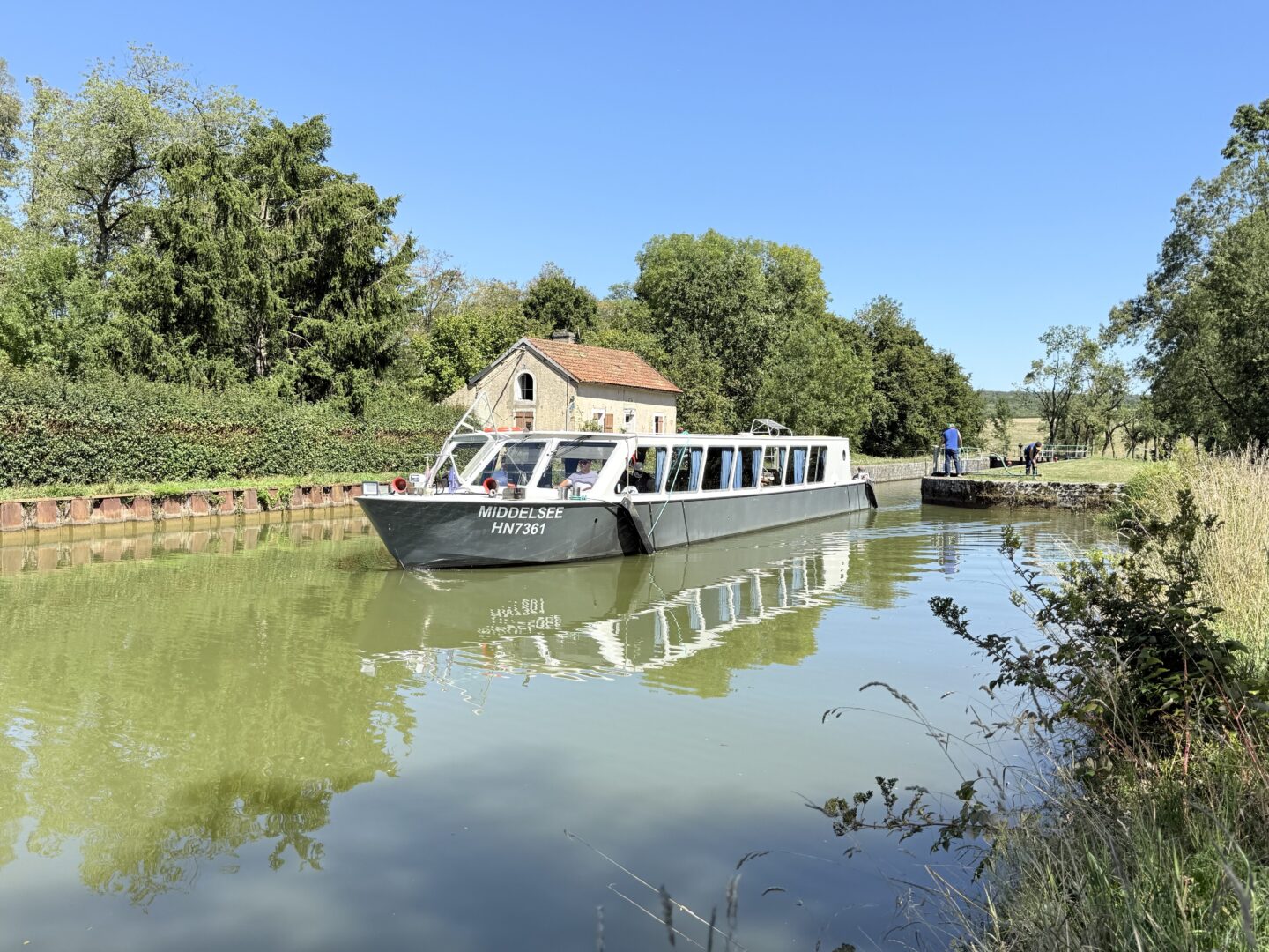 Croisière des écluses Port de Plaisance Pouilly-en-Auxois
