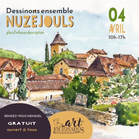 Croquis urbain à Nuzéjouls  Nuzéjouls