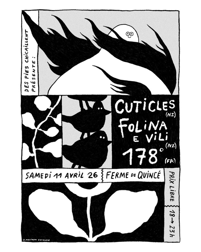 CUTICLES + FOLINA E VILI + 178° La ferme de Quincé Rennes
