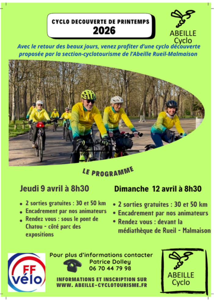 Cyclo découverte, Sous le pont de Chatou, Chatou