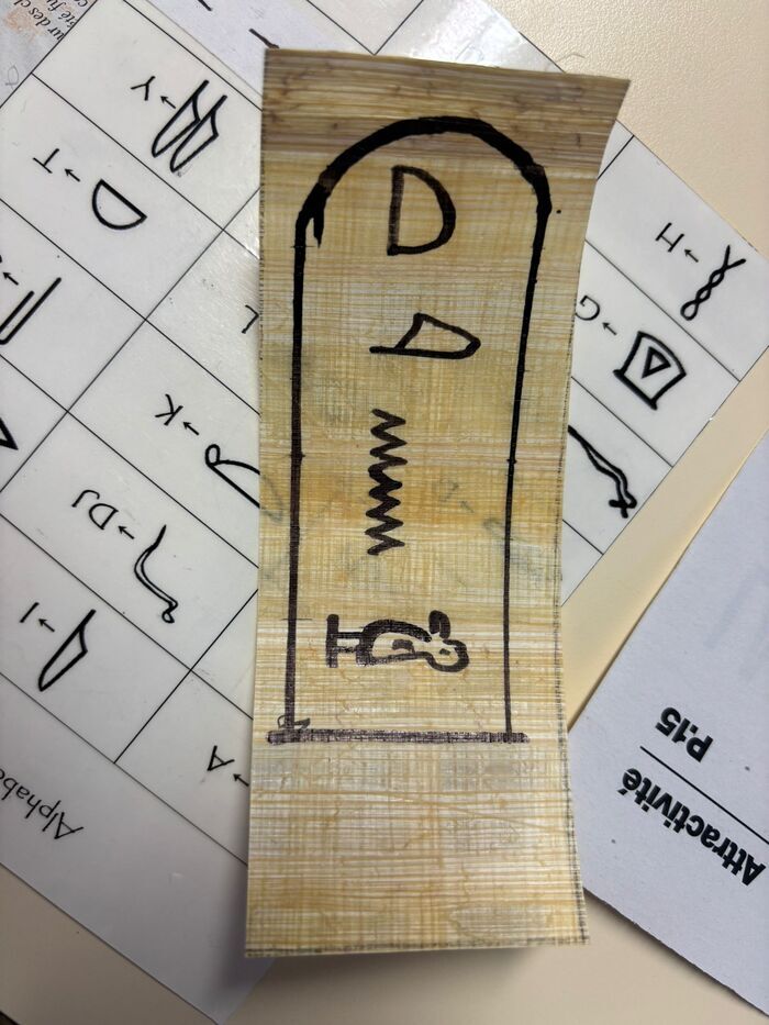 Dans la peau d&rsquo;un égyptologue : les hiéroglyphes, Jardin Archéologique de Saint-Acheul, Amiens