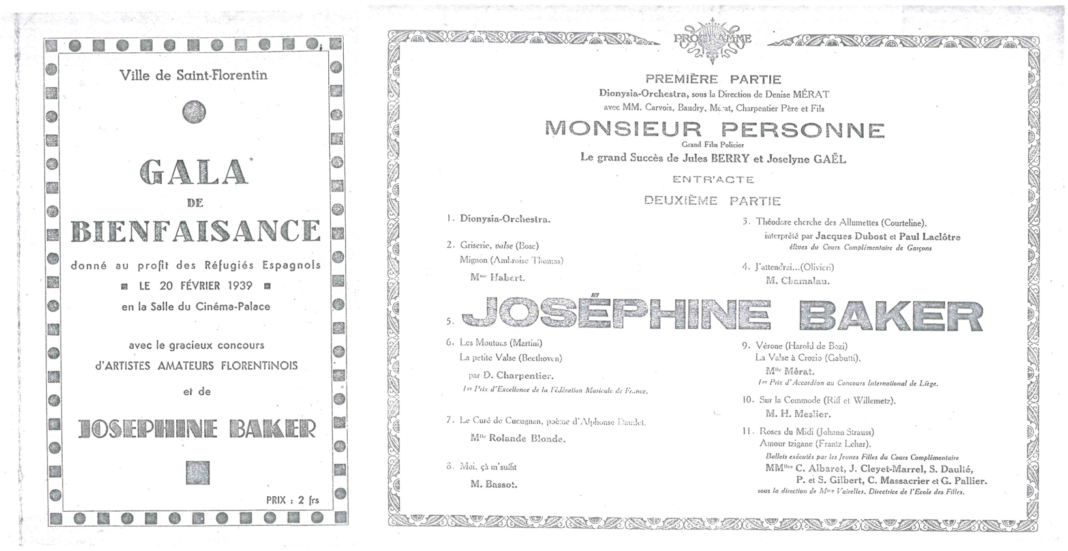 Dans les pas de Joséphine Baker Office de Tourisme Serein et Armance Saint-Florentin