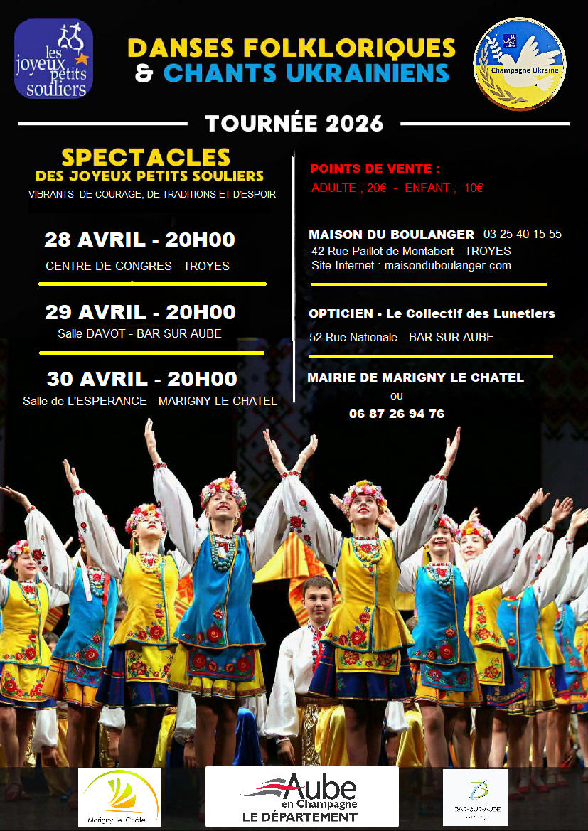 Danses folkloriques & chants ukrainiens  Troyes