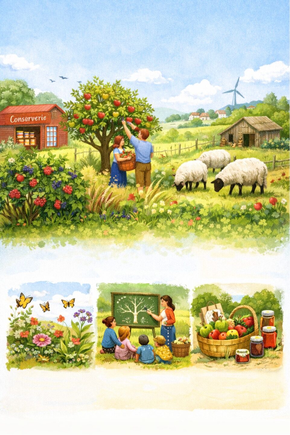 De ferme en ferme Verger des possibles  Saint-Vitte