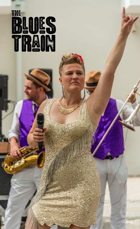 Déambulation du brass The Blues Train Esplanade de la Jetée Andernos-les-Bains 2026-08-14