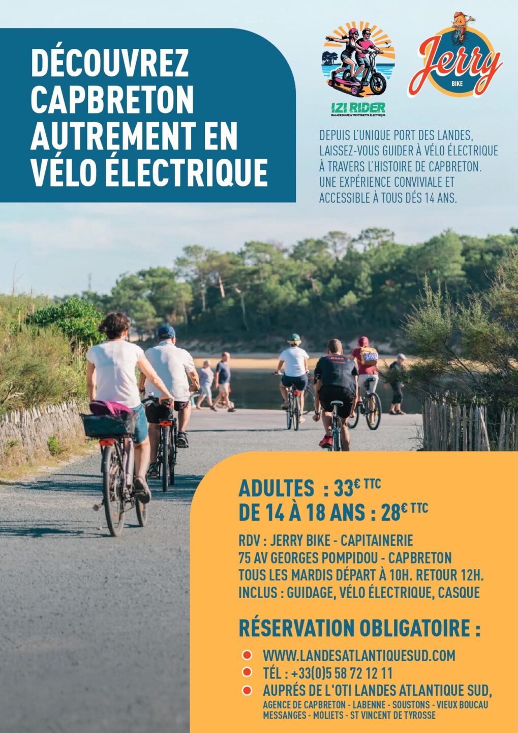 Découvrez Capbreton autrement en vélo électrique ! 75 Avenue George Pompidou Capbreton 2026-05-12