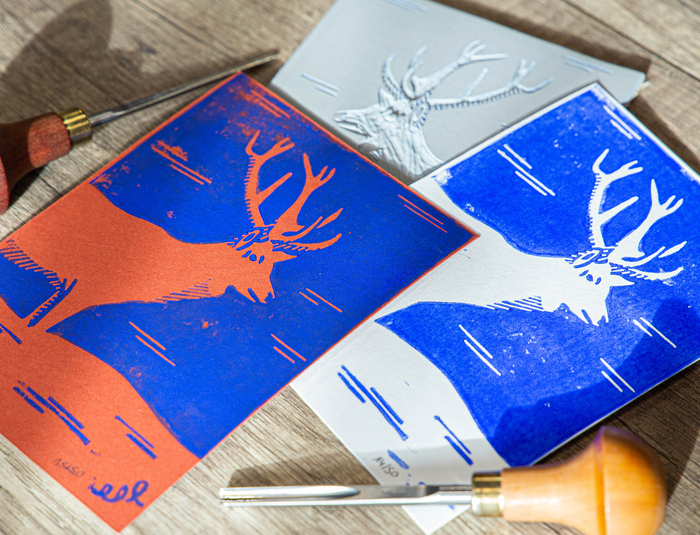 Découvrez l’art de la linogravure, Ateliers Octopodes, Chambéry