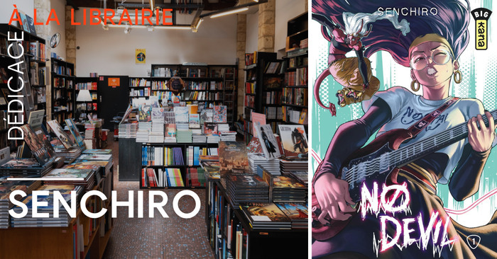 Dédicace de Senchiro, Librairie Mollat, Bordeaux