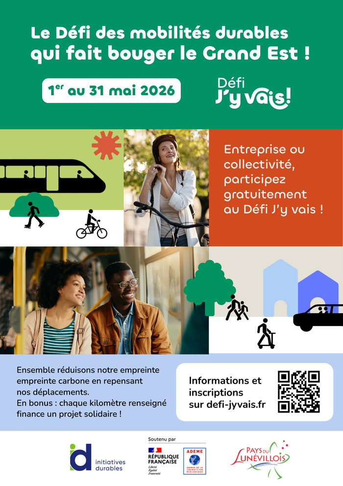 Défi « J’y vais ! », PETR Pays du Lunévillois, Lunéville