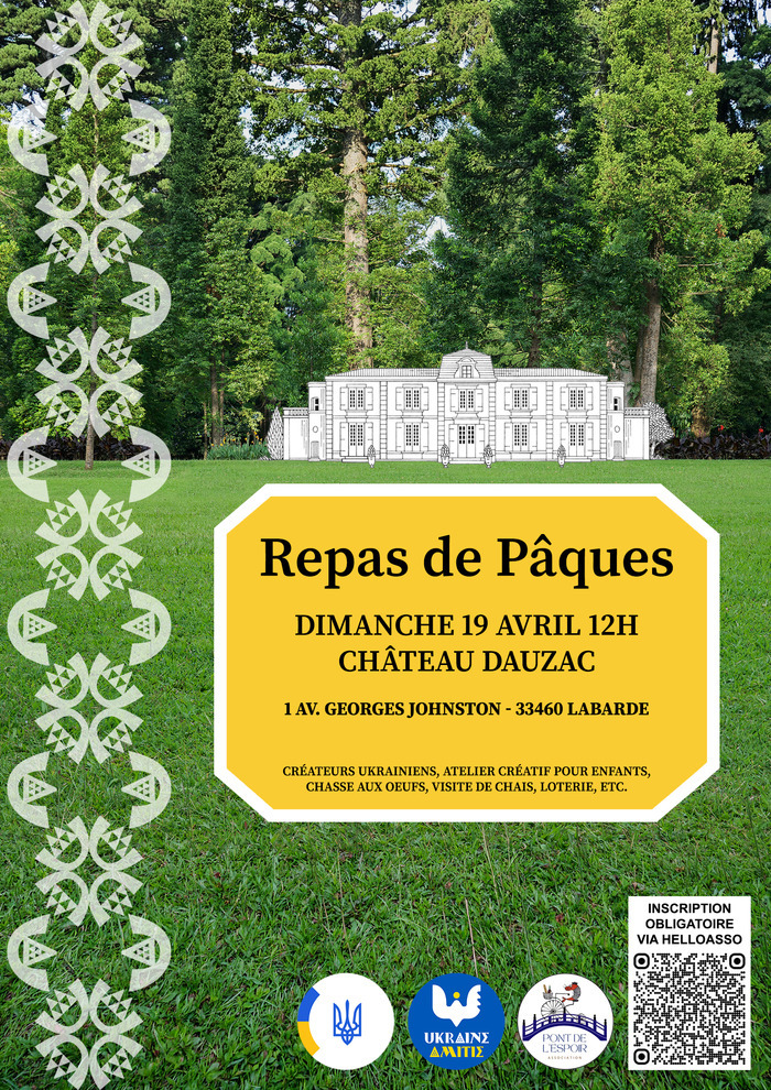 Déjeuner caritatif ukrainien, Château Dauzac, Labarde