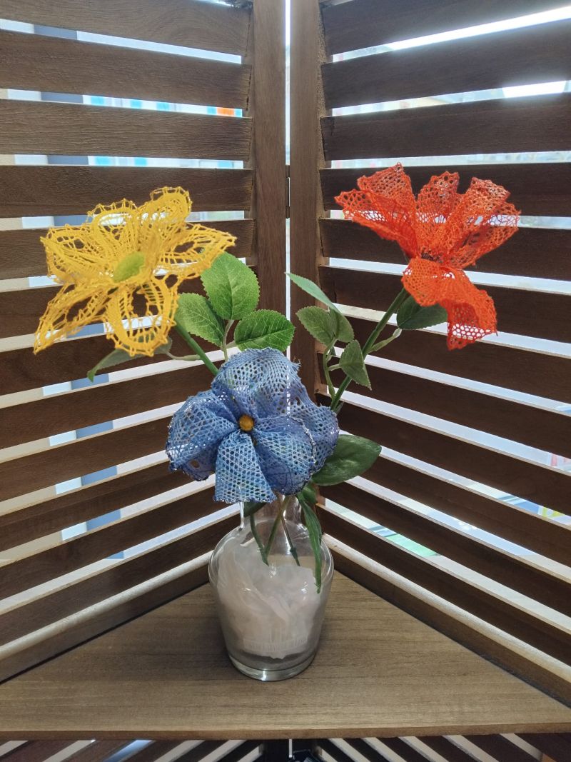 Démonstration de dentelle aux fuseaux  Saint-Pair-sur-Mer