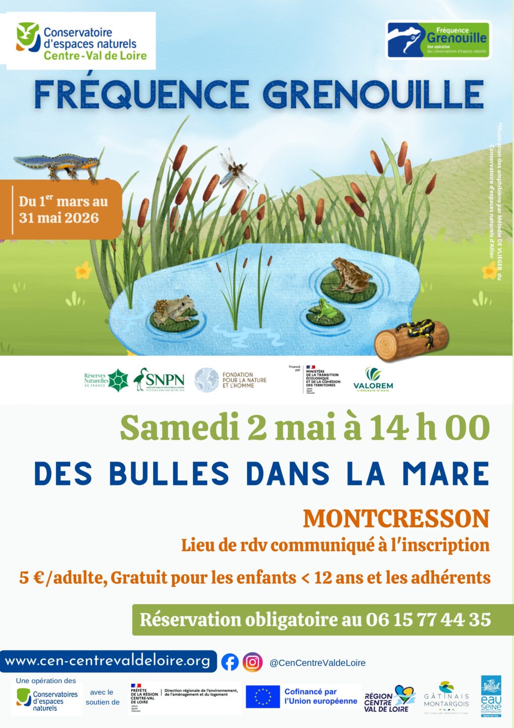 Des bulles dans la mare  Montcresson