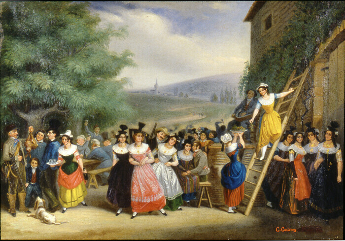 Des Fêtes de la Vigne à l’invention d’un folklore :                                            la confrérie du château d&rsquo;eau, Musée de la vie bourguignonne, Dijon