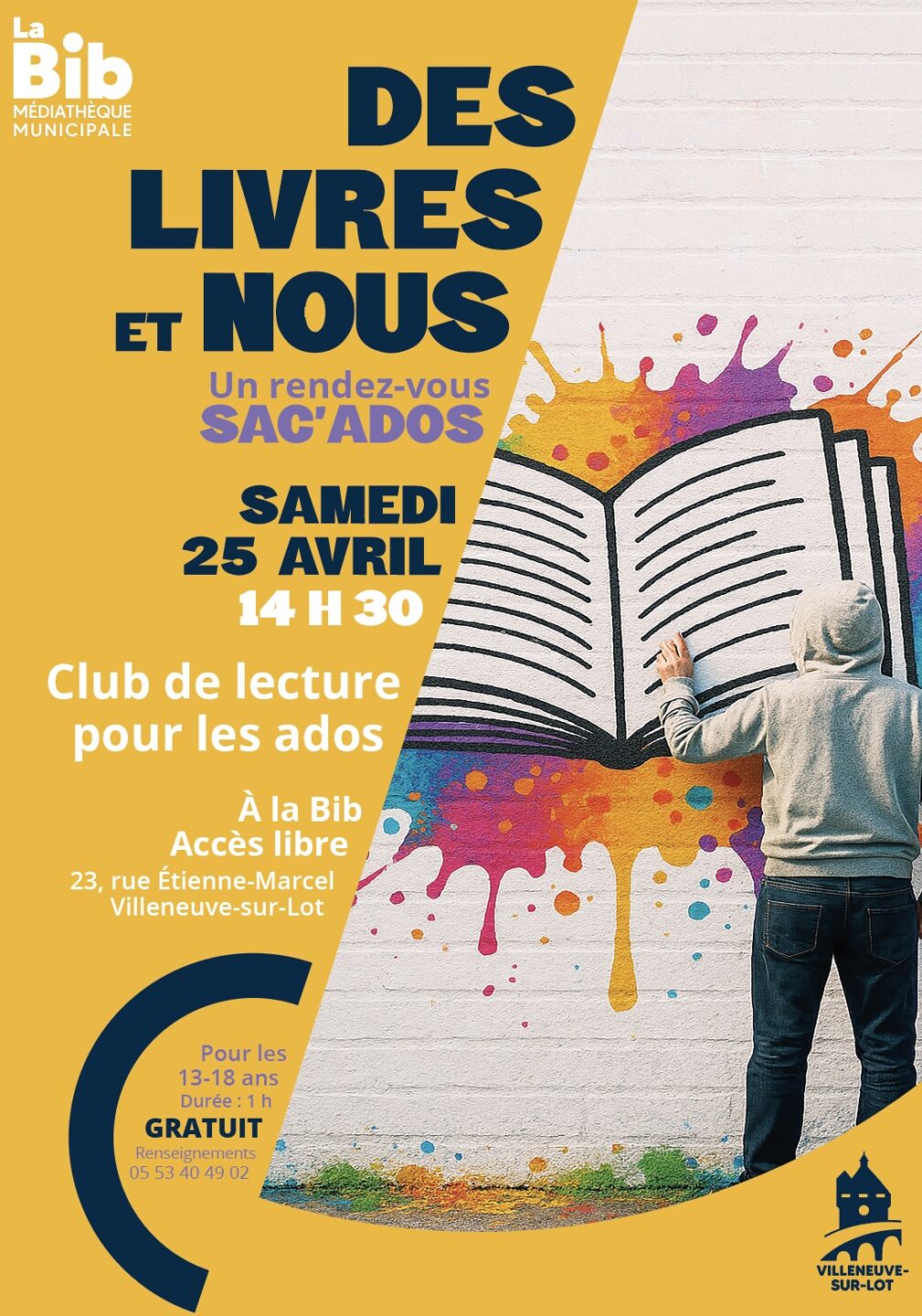 Des livres et nous La Bib Villeneuve-sur-Lot