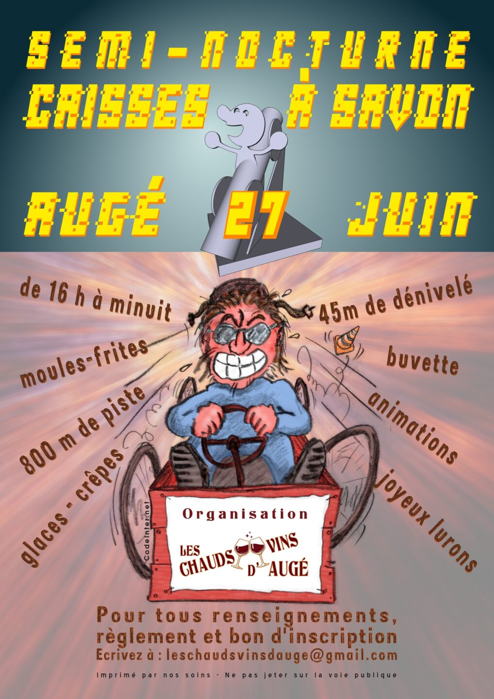 Descentes de caisses à savon Place de la mairie Augé 2026-06-27