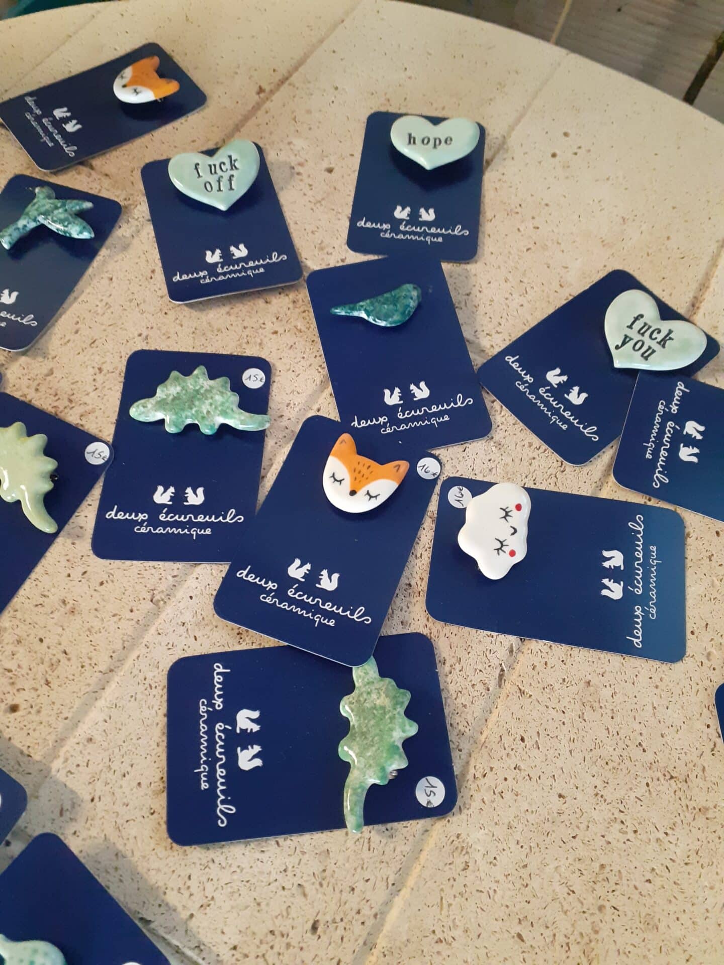 Deux Écureuils Céramique