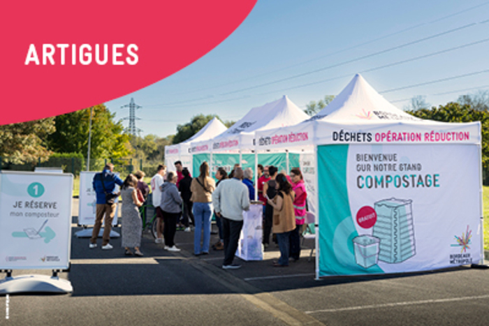 Distribution de composteur et formation, Jardiland Artigues, Artigues-près-Bordeaux