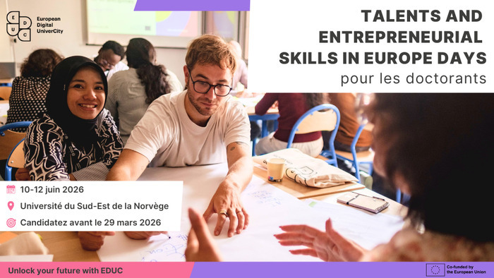 Doctorants : TESE Days 2026 – 3ᵉ édition : Direction la Norvège pour explorer vos perspectives professionnelles Campus Drammen