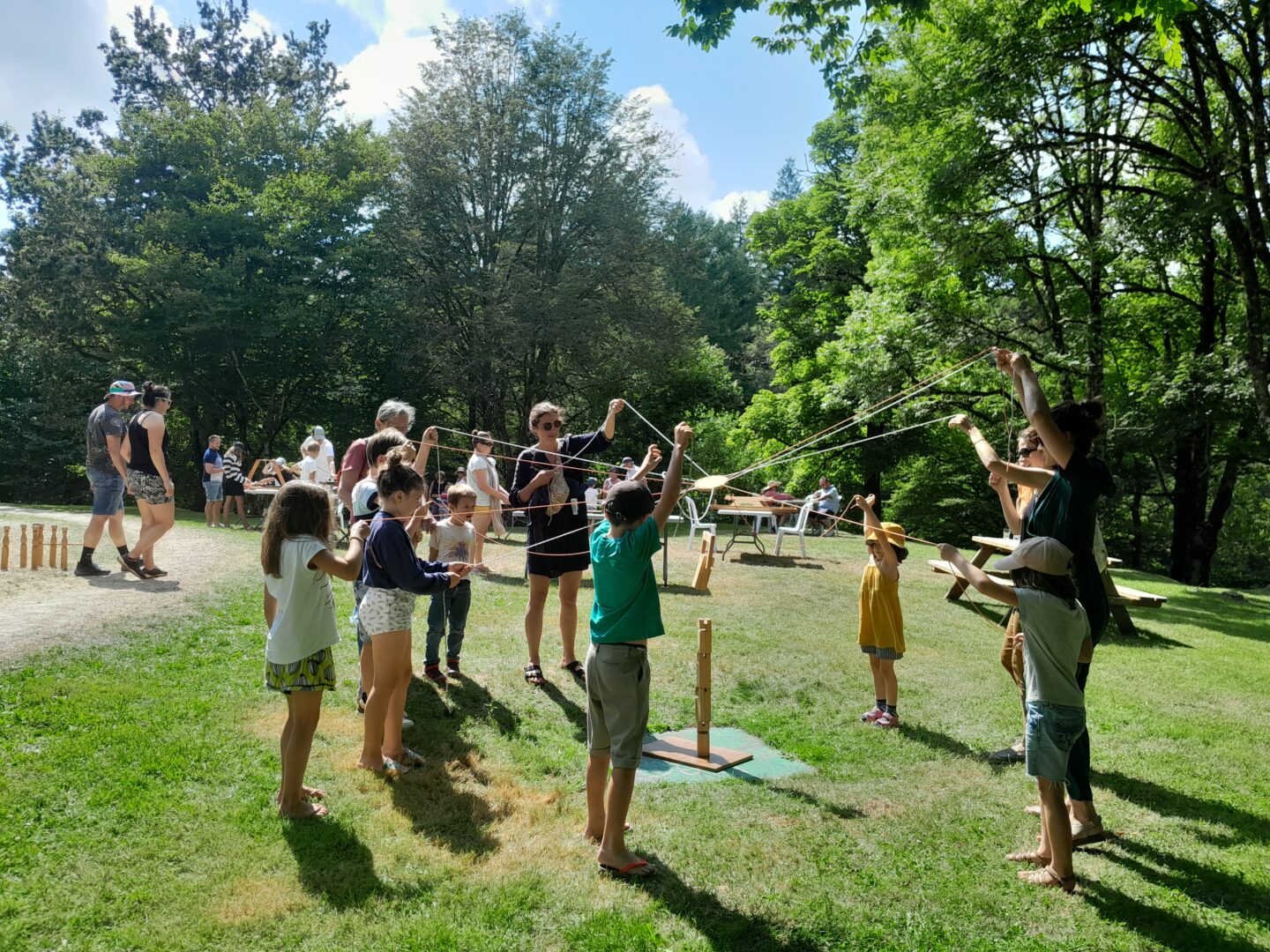 Domaine de Sédières Jeux géants en bois Château de Sédières Clergoux 2026-07-11