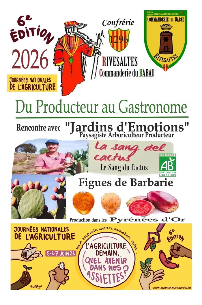 Du producteur au gastronome Jardin d'Emotions Rivesaltes