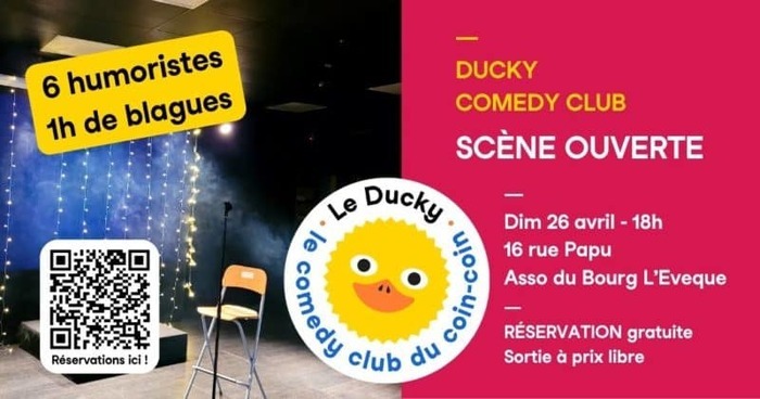 Ducky Scène Ouverte – Bourg L’Évêque, Salle Smague (polyvalente), Rennes