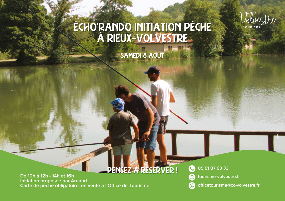 ÉCHO'RANDO INITIATION PÊCHE MONTBRUN-BOCAGE Rieux-Volvestre 2026-08-08