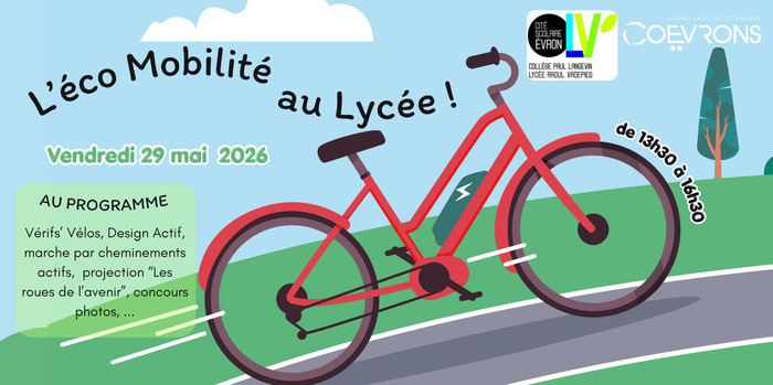 Éco Mobilité au Lycée, Lycée, Évron