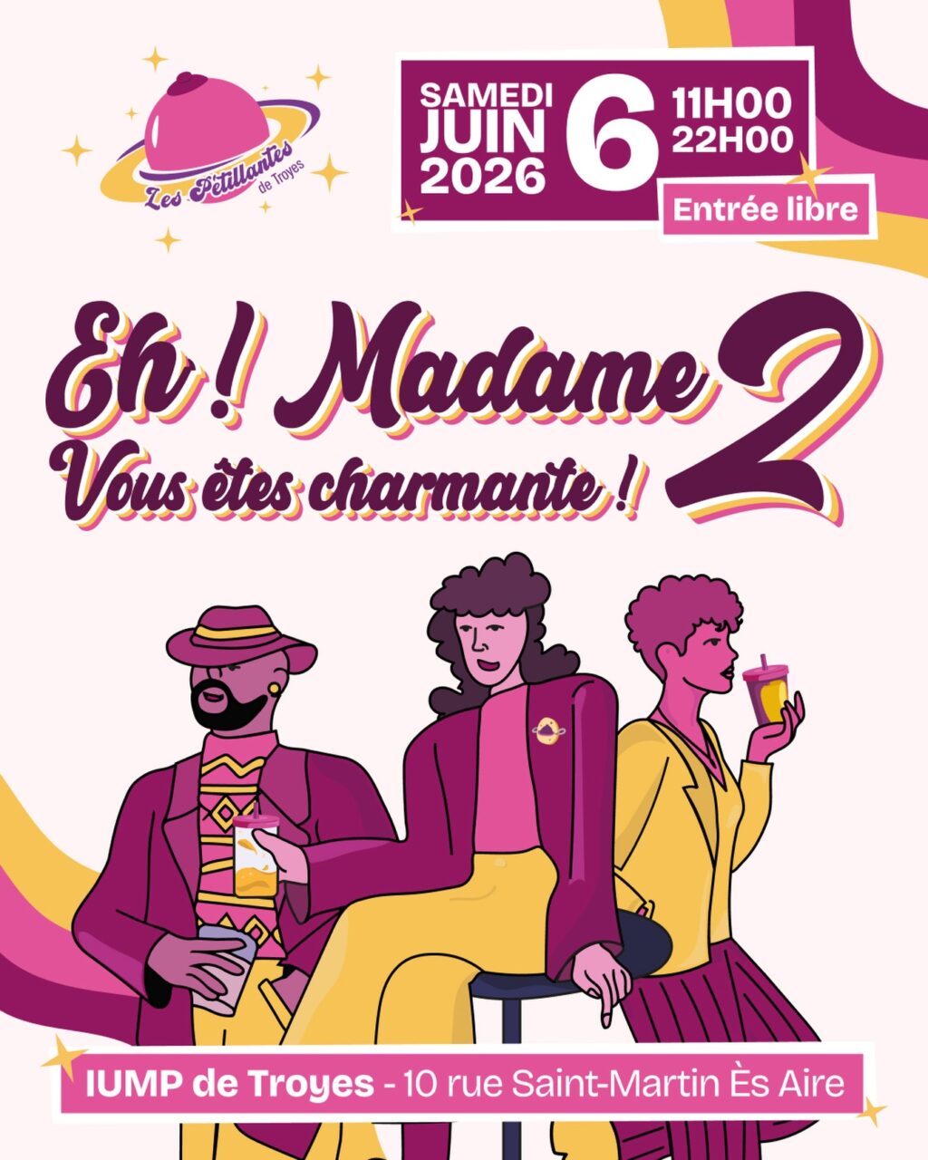 Eh ! Madame, Vous êtes charmante !  Troyes