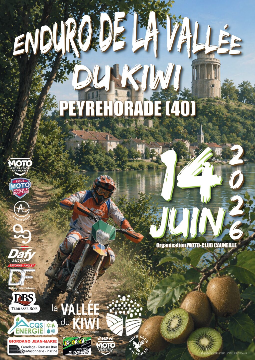 Enduro de la Vallée du Kiwi  Peyrehorade 2026-06-14