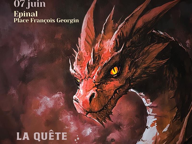 Enquête Game- La Quête Fantastique Le Mystère des Dragons Place Georgin Épinal