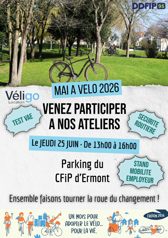 Ensemble faisons tourner la roue du changement, Centre des finances publiques d&rsquo;Ermont, Ermont