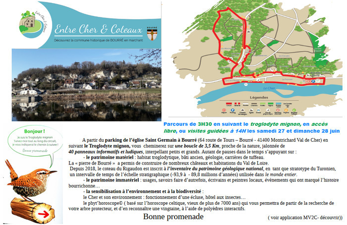 Entre Cher et Coteaux, Parking de l&rsquo;église Saint Germain, Montrichard Val de Cher