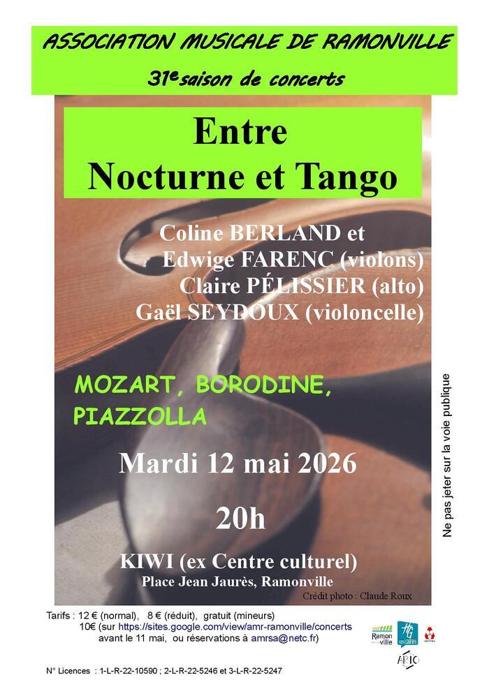 Entre Nocturne et Tango, Le Kiwi (Place Jean Jaures), Ramonville-Saint-Agne