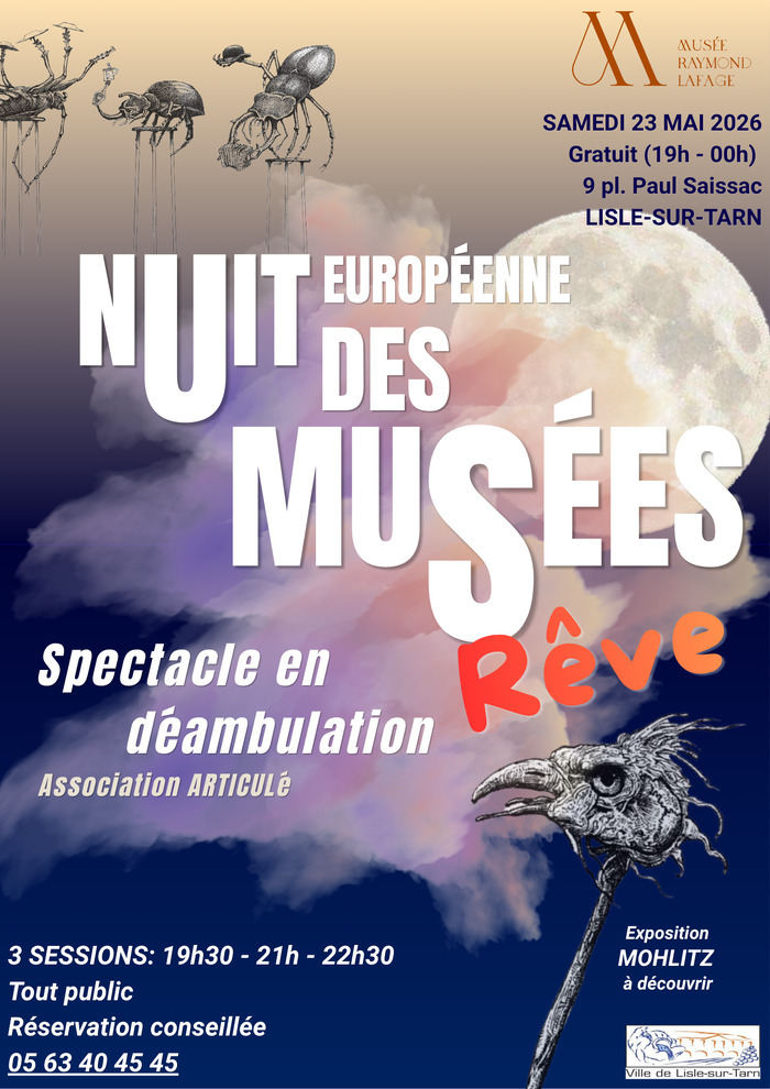 Entre théâtre, danse et gravure, le Musée Raymond Lafage vous propose une soirée fusionnant les arts !, Musée Raymond Lafage, Lisle-sur-Tarn