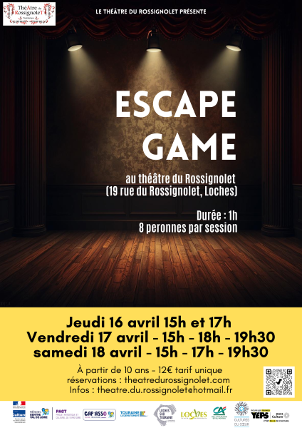 Escape game au théâtre  Loches