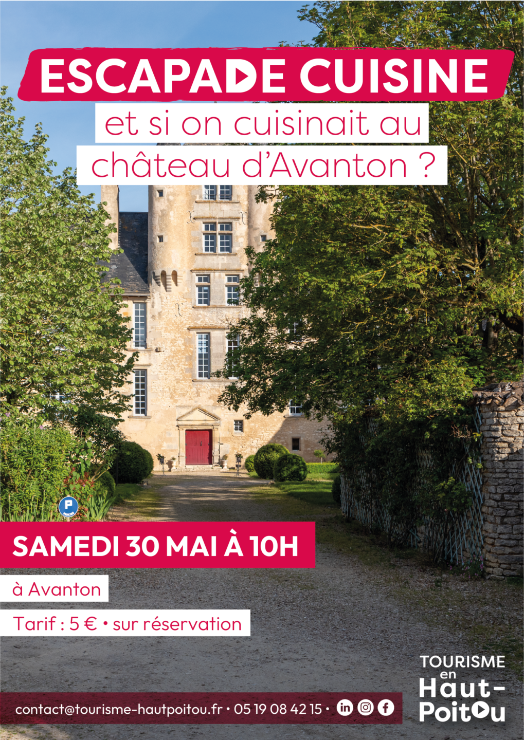 Et si on cuisinait au château d&rsquo;Avanton ? Château d&rsquo;Avanton Avanton