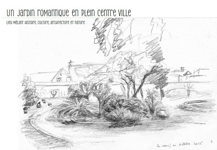 Étude d'un massif jardiné Jardin du Roi de Rome Rambouillet