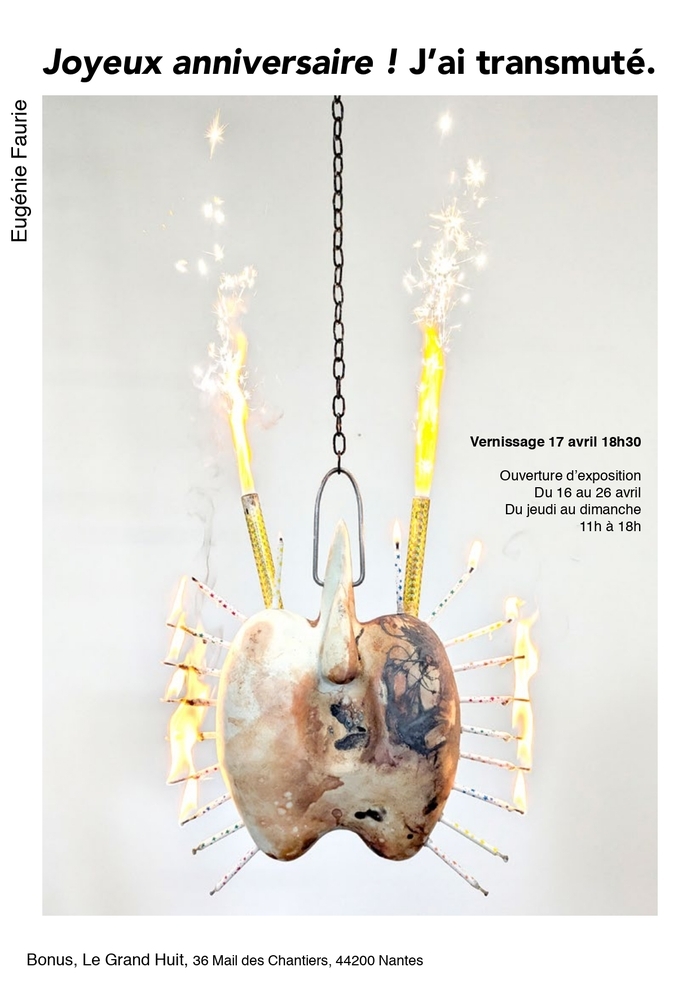 Eugénie Faurie, Joyeux anniversaire ! J’ai transmuté., Grand Huit – Collectif Bonus, Nantes